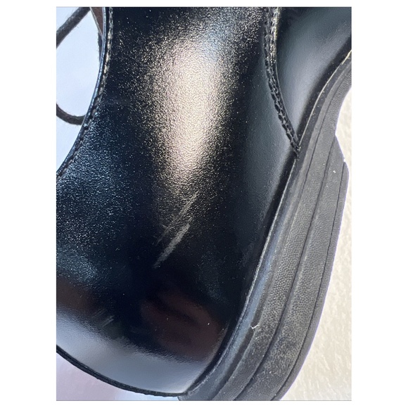 Florsheim Boy's Lace Up Dress Shoes Size 3.5 Youth Some Scuffs Cap Toe Oxford - Picture 10 of 16